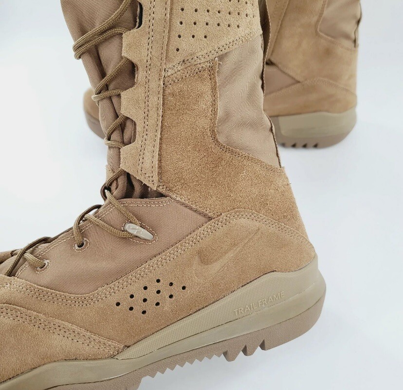 nike combat boots tan